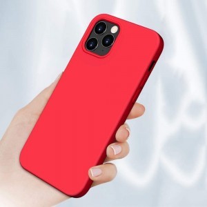 Soft flexibilis gél tok iPhone 12/ 12 Pro piros