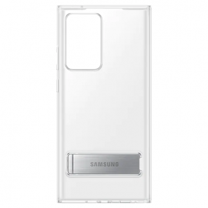 Samsung EF-JN985CTEGEU gyári szilikon tok kihajtható támasszal Samsung Note 20 Ultra átlátszó