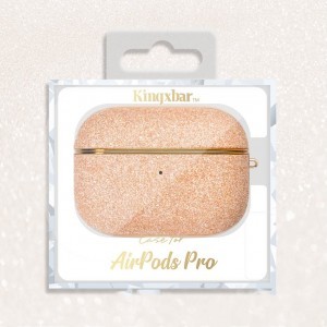 Kingxbar Bling flitteres AirPods Pro 1/2 tok arany