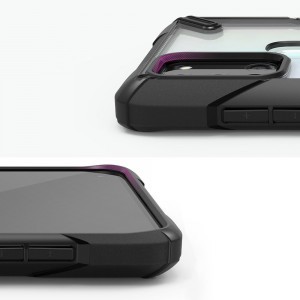 Ringke Fusion X tok Samsung A21S fekete terepmintás (XDSG0034)