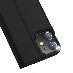 iPhone 12 mini Dux Ducis Skin Pro fliptok fekete