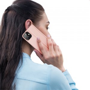 iPhone 12 mini Dux Ducis Skin Pro fliptok pink