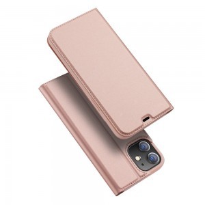 iPhone 12/ 12 Pro Dux Ducis Skin Pro fliptok pink