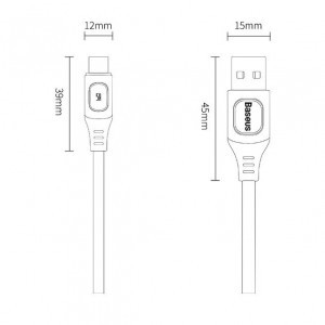 Baseus USB - USB Type C kábel Quick Charge, Power Delivery 5A 2m zöld (CATSS-B06)