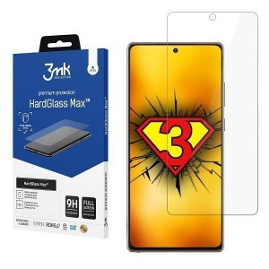 3MK HardGlass Max 9H kijelzővédő üvegfólia Samsung Note 20 Ultra fekete