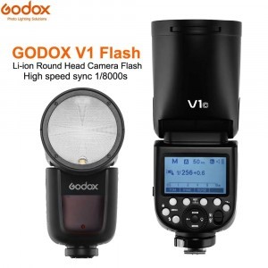 Godox Speedlite V1-C körfejű rendszervaku (Canon)-22