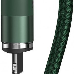 Baseus Zinc mágneses USB - Lightning kábel 2.4A 1m zöld (CALXC-K06)