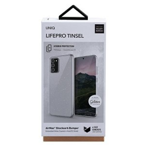 UNIQ LifePro Tinsel tok Samsung Note 20 átlátszó