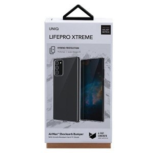 UNIQ LifePro Xtreme tok Samsung Note 20 átlátszó