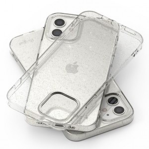 iPhone 12 mini Ringke Air Ultravékony TPU gél tok flittere átlátszó (ARAP0039)