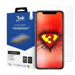 iPhone 12/ 12 Pro 3MK FlexibleGlass kijelzővédő üvegfólia
