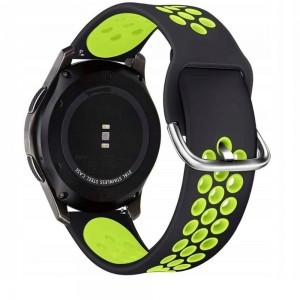 Tech-Protect SOFTBAND Samsung Galaxy Watch 3 41MM óraszíj fekete/lime
