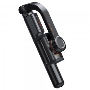 Baseus Uniaxial gimbal selfie bot és teleszkópos tripod állvány bluetooth kioldóval fekete (SULH-01)