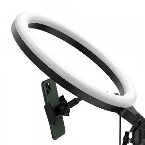 Baseus 10'' asztali LED körfény és tripod, ringlight 25cm fekete (CRZB10-A01) 