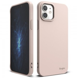 iPhone 12 mini Ringke Air S Ultravékony TPU gél tok rózsaszín (ADAP0026)