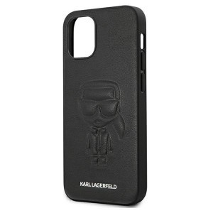 Karl Lagerfeld KLHCP12SPCUIKBK Ikonik Outline PU tok iPhone 12 mini fekete