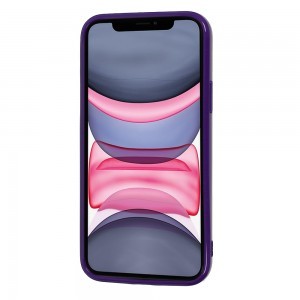 iPhone 12/ 12 Pro Jelly szilikon tok lila