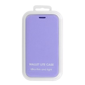iPhone 12 mini Vennus Lite fliptok világos lila