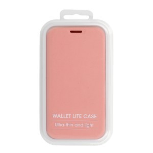 iPhone 12 mini Vennus Lite fliptok világos pink
