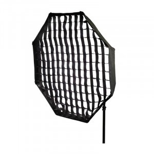 Bowens softbox 95cm octagonal alumínium gyűrű adapterrel, méhsejtráccsal