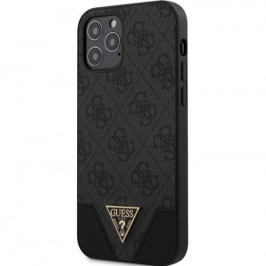 iPhone 12 Pro Max Guess GUHCP12LPU4GHBK 4G Triangle szürke