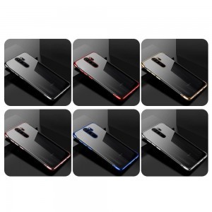 Clear Color Electroplating TPU gél tok Xiaomi Mi 9T / Xiaomi Mi 9T Pro fekete