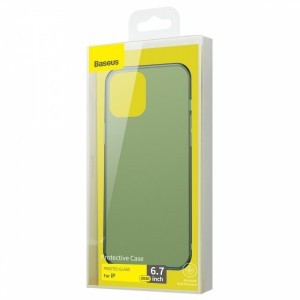 iPhone 12 mini Baseus Frosted Glass tok fekete