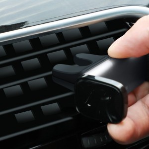 Baseus Steel Cannon szellőzőre rögzíthető autós telefontartó fekete
