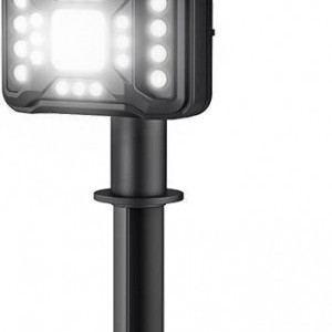 Blitzwolf BW-OLT2 kültéri napelemes LED lámpa szürkület érzékelővel fekete