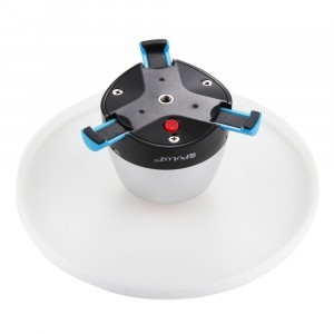 PULUZ 360 fokos panorámafej, termékforgató 18cm kék-4