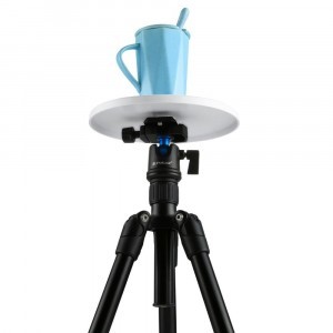 PULUZ 360 fokos panorámafej, termékforgató 18cm kék-1