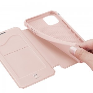 iPhone 12 mini Dux Ducis Skin X fliptok pink