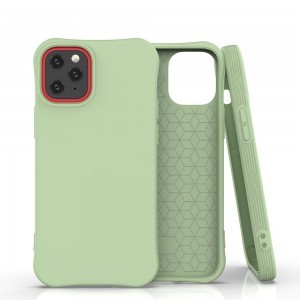 Soft Color flexibilis gél tok iPhone 12 zöld