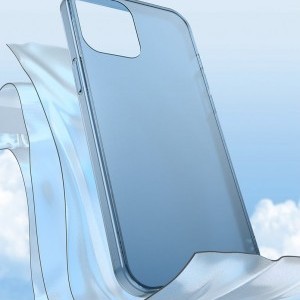 iPhone 12 mini Baseus Frosted Glass tok sötétkék (WIAPIPH54N-WS03)