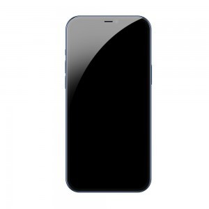 Baseus 2x 0.3 mm 9H Anti-Spy kijelzővédő üvegfólia iPhone 12 mini fekete (SGAPIPH54N-LK02)