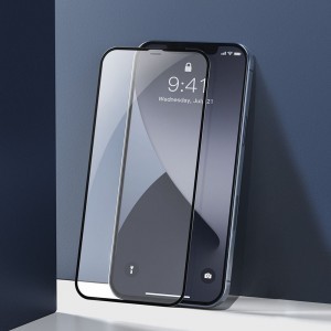 Baseus 2x 0,23 mm kijelzővédő üvegfólia iPhone 12 mini fekete (SGAPIPH54N-PE01)