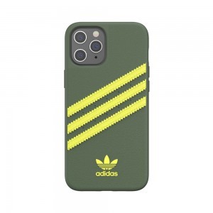 Adidas Originals Moulded TPU tok iPhone 12 Pro MAX wild pine/ acid yellow