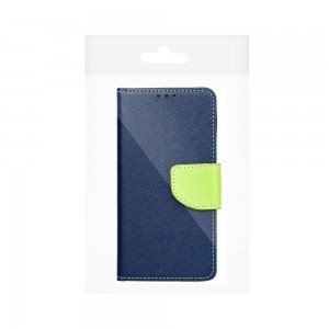 iPhone 12/ 12 Pro Fancy fliptok kék/lime