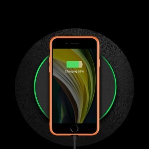 Dux Ducis Yolo TPU és PU bőr tok iPhone 7/8/SE 2020 narancssárga