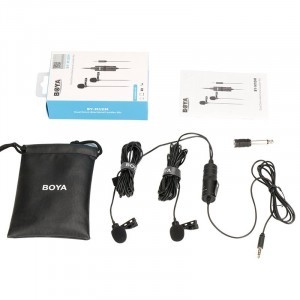 BOYA BY-M1DM Dual Lavalier mikrofon-5