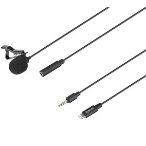 BOYA BY-M2 Univerzális Lavalier mikrofon (iOS)-3