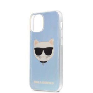 iPhone 12 mini Karl Lagerfeld KLHCP12SCIR PC/TPU Choupette Head tok irizáló