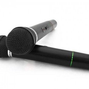 Karaoke szett + 2 mikrofon fekete