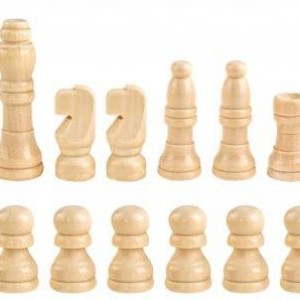 Klasszikus fa sakktábla tároló dobozzal
