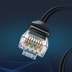 Ugreen Ethernet patchcord kábel RJ45 Cat 8 UTP 1000Mbps 10m fekete (70616 NW121)