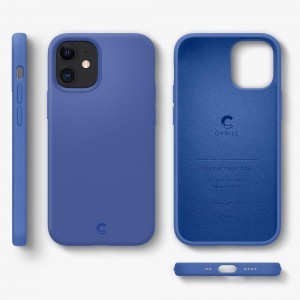 iPhone 12 mini Spigen Cyrill szilikon tok kék (ACS01946)