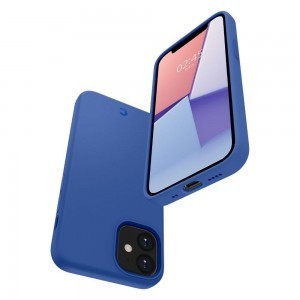 iPhone 12 mini Spigen Cyrill szilikon tok kék (ACS01946)