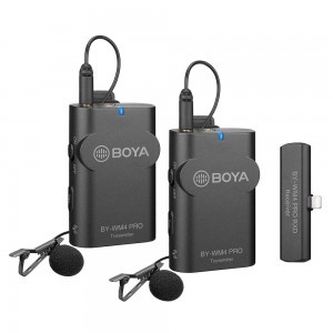 BOYA BY-WM4 Pro-K4 2.4GHz Univerzális vezeték nélküli szett (iOS | 1+2) (BY-WM4 PRO-K4)