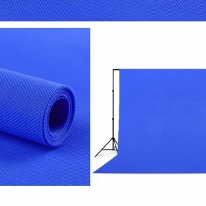 Műanyag fotóháttér 1,6x5m - Kék