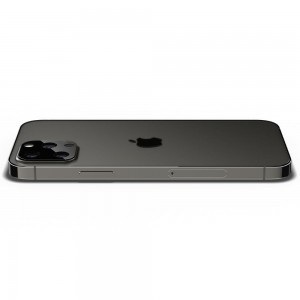 Spigen Optik.TR 2x kameralencsevédő 9H üveg iPhone 12 fekete (AGL02304)